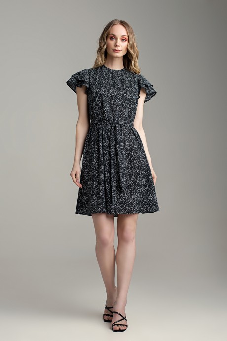 Платье Marika 422 Чёрный с белый размер 42-52 #1