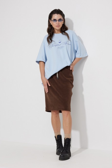 Майка MG Wear 2206 one size голубой размер 42-52 #1