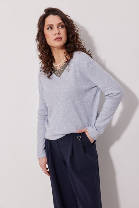 Джемпер (кофта) MG Wear 2251 голубой размер 42-52 #2
