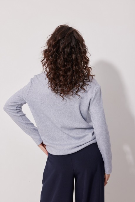 Джемпер (кофта) MG Wear 2251 голубой размер 42-52 #6