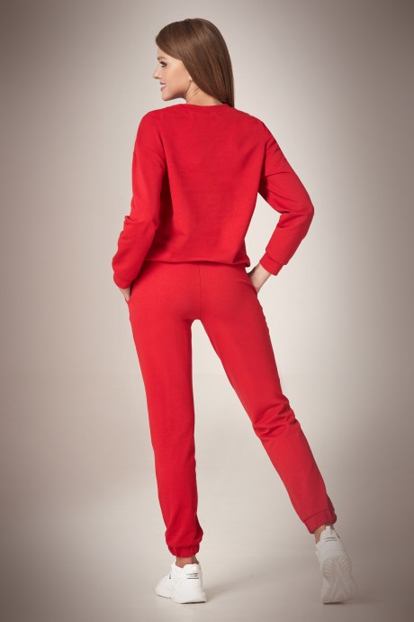 Спортивный костюм Andrea Fashion AF-61 Красный размер 42-50 #3