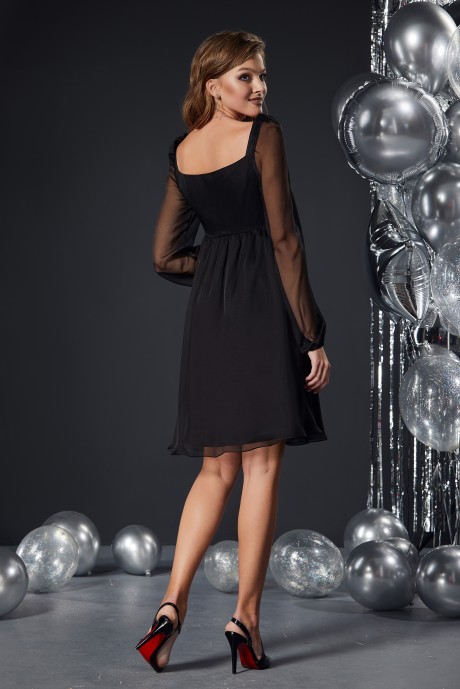 Вечернее платье Andrea Fashion AF-81 чёрный размер 42-48 #2