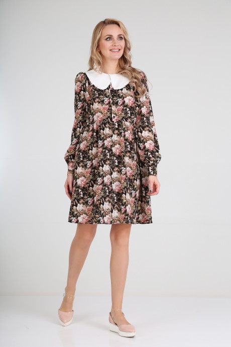 Платье Andrea Fashion AF-121 цветы размер 44-48 #1