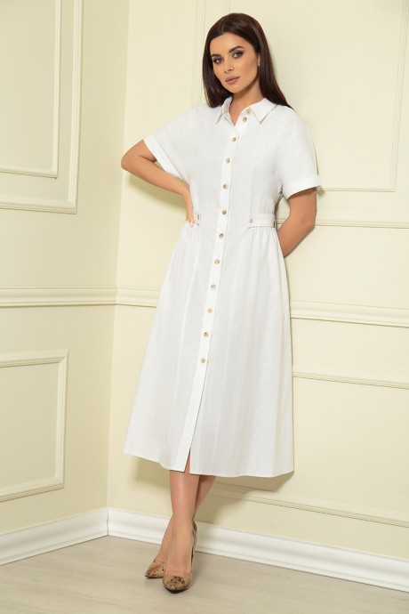 Платье Andrea Fashion AF-129 /2 белый размер 46-50 #1