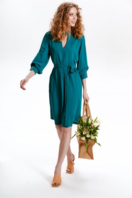 Платье CORSA 50130 зелёный размер 42-50 #2