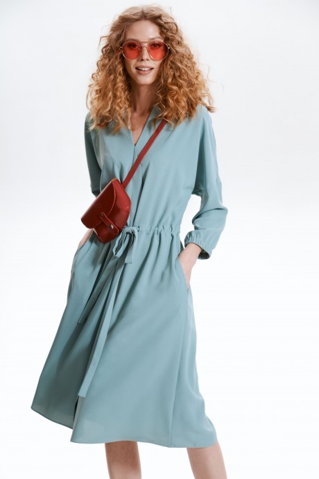 Платье CORSA 50111 зелёный размер 44-52 #1