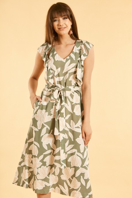 Платье ERTANNO 2026 оливковый размер 42-48 #5