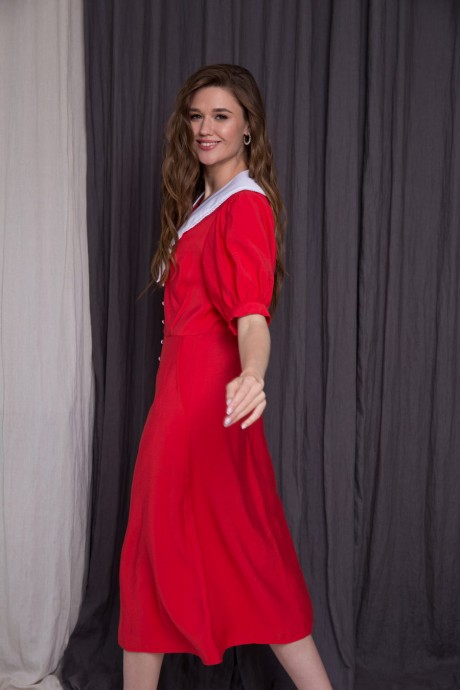 Платье ERTANNO 2110 красный размер 42-46 #5