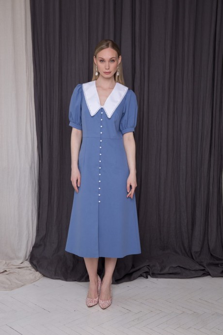 Платье ERTANNO 2109 голубой размер 42-46 #1