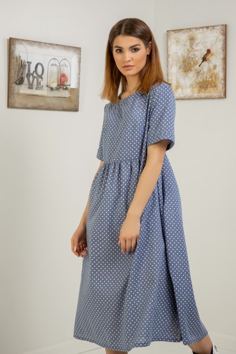 Платье Samnari Т-44 синий размер 44-52 #3