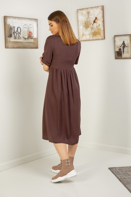 Платье Samnari Т-44 коричневый размер 44-52 #5