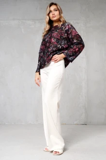 Джемпер (кофта) ERIKA STYLE 7201 -5 красный, черный