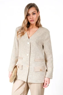 Жакет (пиджак) ERIKA STYLE 1553 бежевый