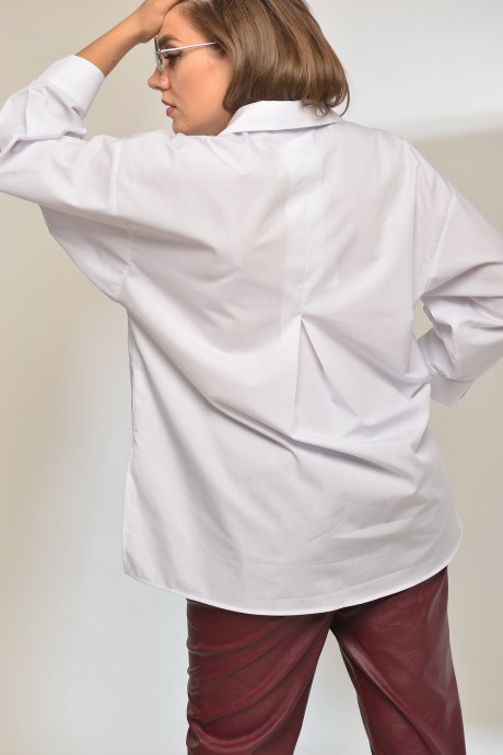 Блузка GRATTO 2020 белый размер 50-60 #6