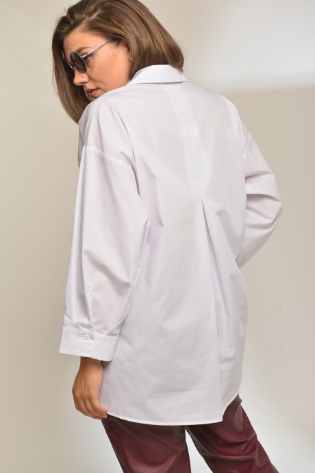 Блузка GRATTO 2020 белый размер 50-60 #7