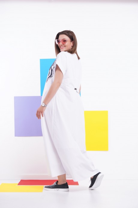 Платье GRATTO 8116 белый размер 50-60 #3