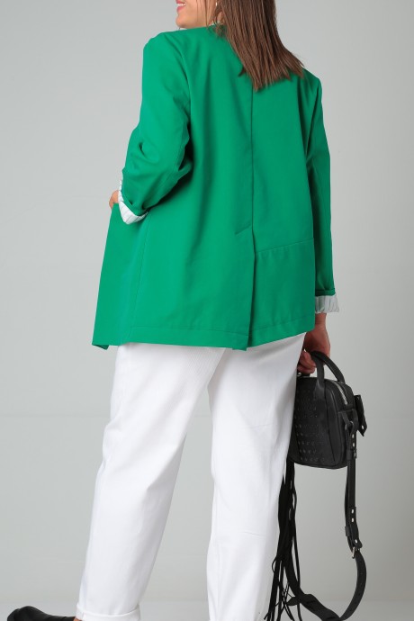 Жакет (пиджак) GRATTO 7226 зеленый размер 50-60 #3