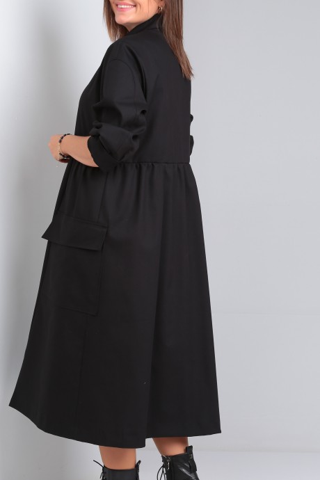 Платье GRATTO 8229 черный размер 50-60 #5