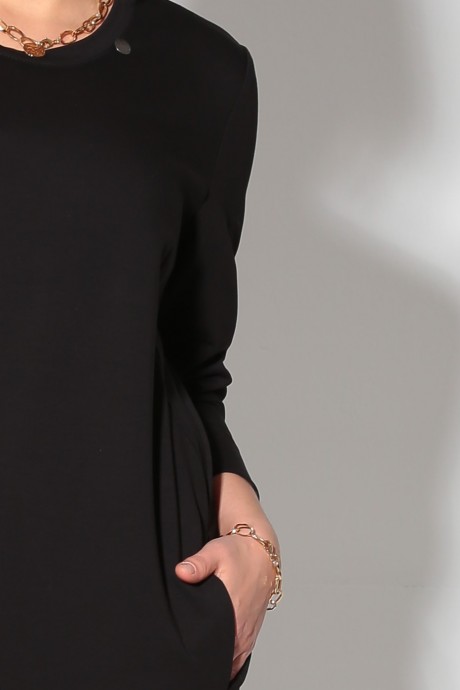 Платье GRATTO 8119 черный размер 50-66 #2
