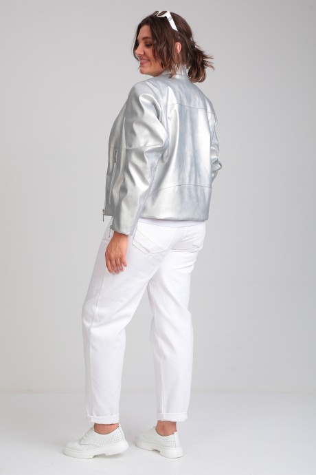 Жакет (пиджак) GRATTO 7113 серебро размер 50-60 #6