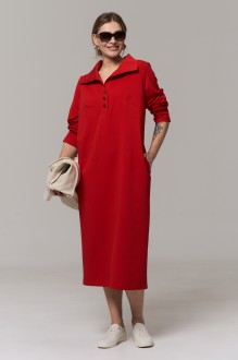 Платье GRATTO 8339 красный #1