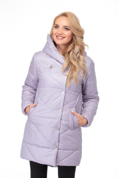 Пальто MODEMA 1005 /2 лиловый размер 42-52 #1