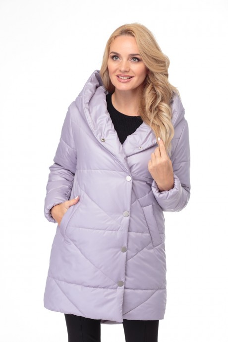 Пальто MODEMA 1005 /2 лиловый размер 42-52 #2