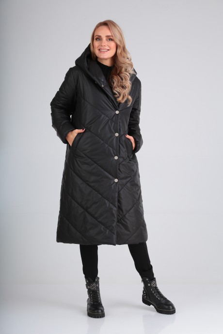 Пальто MODEMA 1011 /4 чёрный размер 46-60 #1