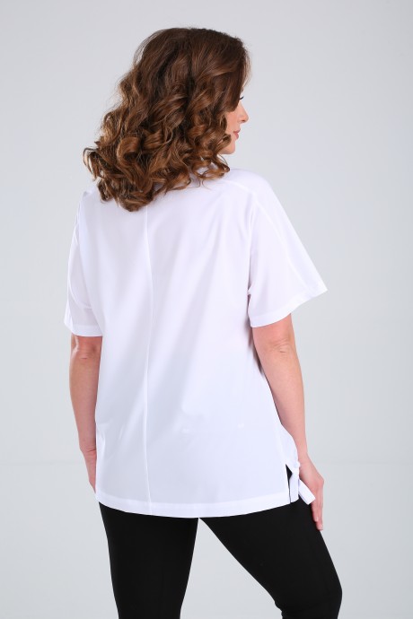 Блузка MODEMA 435 /2-белый размер 50-58 #4