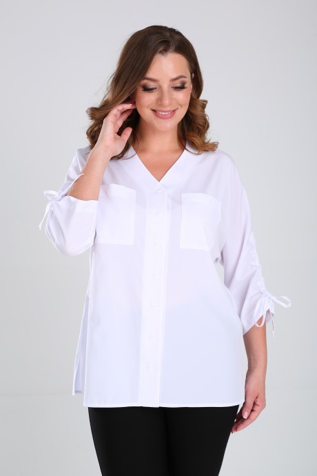 Блузка MODEMA 480 /6 - белый размер 50-58 #3
