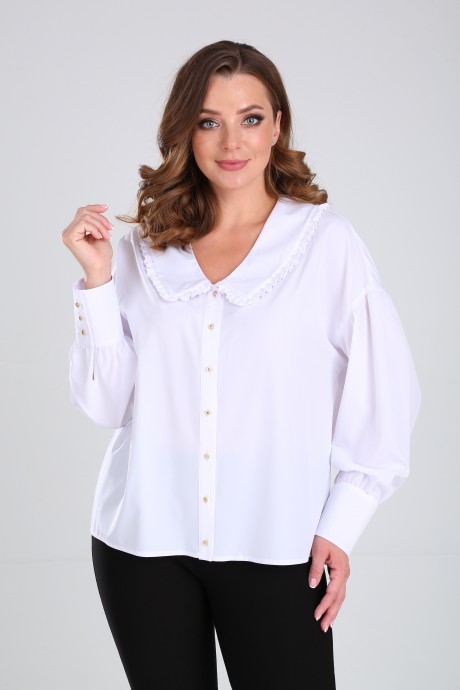 Блузка MODEMA 522 /1 белый размер 44-58 #3