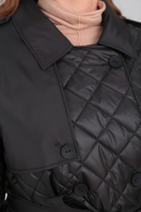 Пальто MODEMA 1031 чёрный размер 44-54 #5