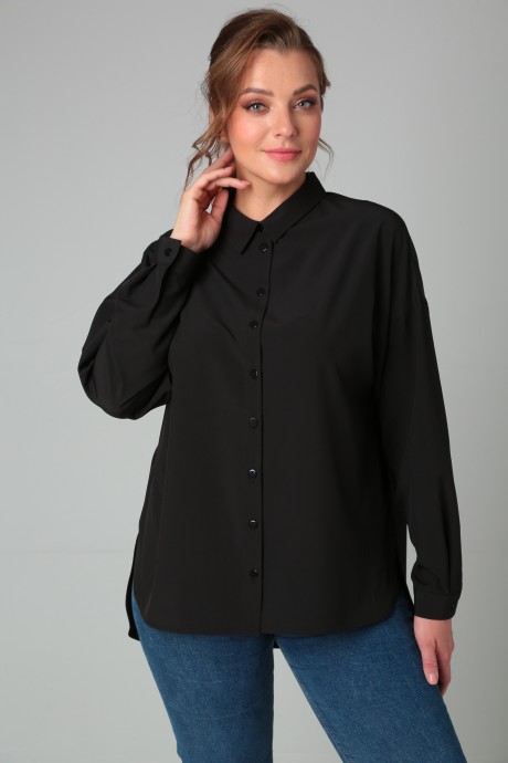 Блузка MODEMA 448 /3 черный размер 44-52 #2