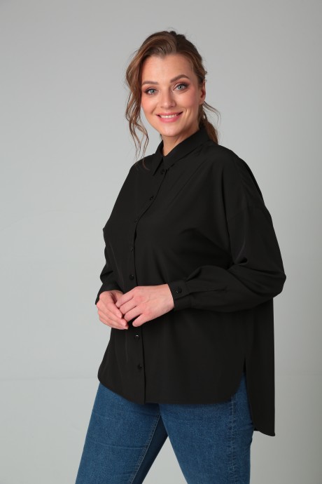 Блузка MODEMA 448 /3 черный размер 44-52 #3