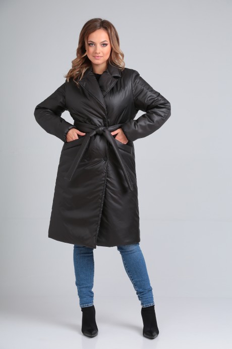 Пальто MODEMA 1039 /1 черный размер 44-54 #2
