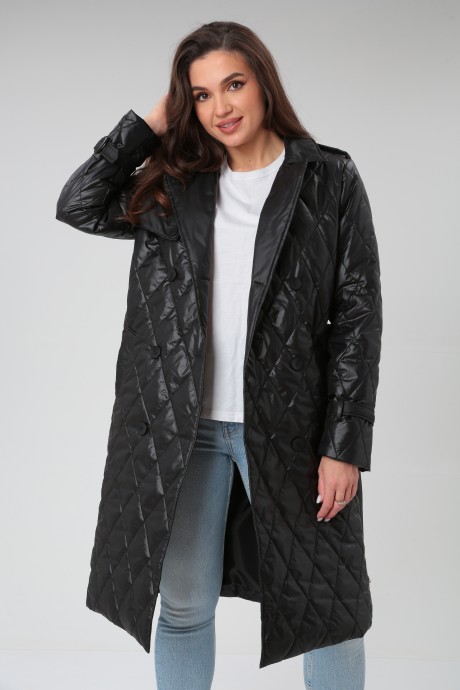 Пальто MODEMA 1031 черный размер 44-54 #4