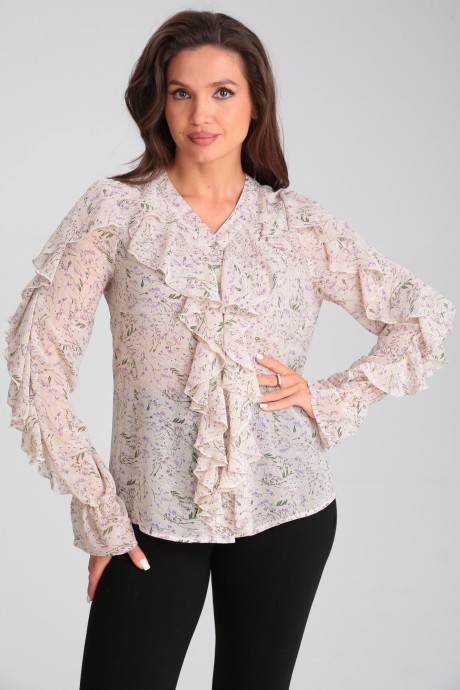 Блузка MODEMA 548-1 розовый размер 44-54 #1