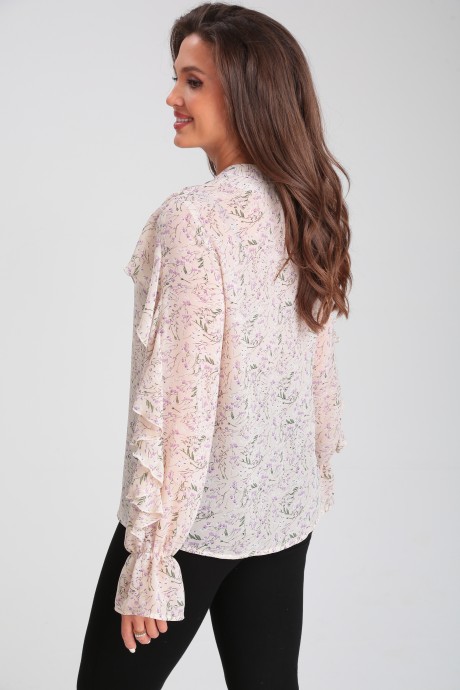 Блузка MODEMA 548-1 розовый размер 44-54 #4