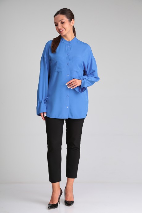 Блузка MODEMA 547-1 синий размер 46-56 #5