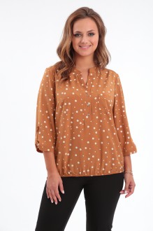 Блузка MODEMA 728-3 коричневый #1