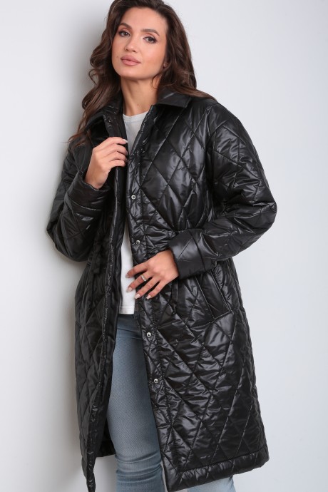 Пальто MODEMA 2025-1 черный размер 44-54 #3