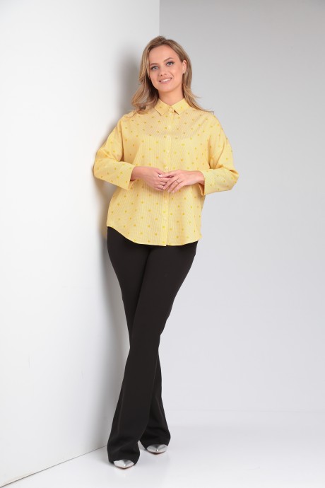 Рубашка MODEMA 752-3 желтый размер 46-56 #3