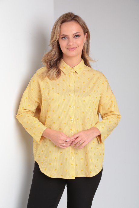Рубашка MODEMA 752-3 желтый размер 46-56 #4