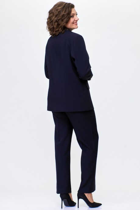 Жакет (пиджак) БелЭльСтиль 205 тёмно-синий размер 44-62 #3
