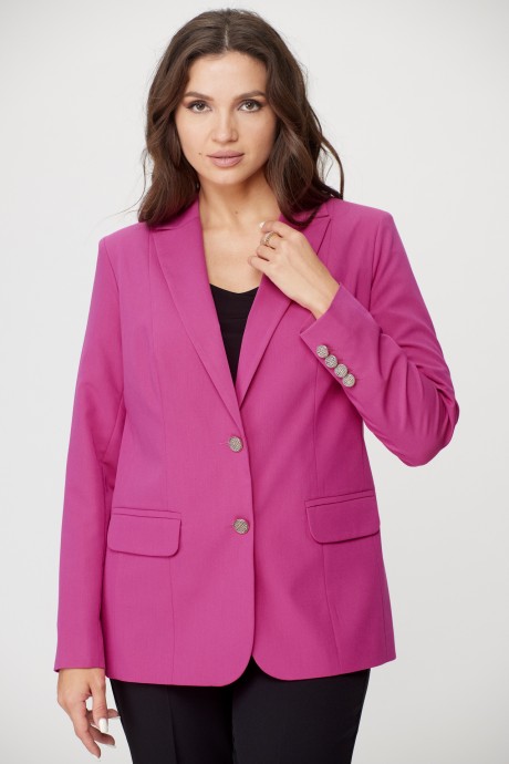 Жакет (пиджак) БелЭльСтиль 205 розовый размер 44-62 #2