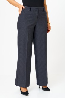 Брюки БелЭльСтиль 601 серо-синяя клетка #1