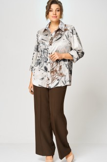 Брюки БелЭльСтиль 601 коричневый