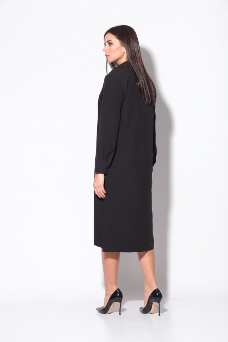 Платье Krasa 221-20 черный размер 42-46 #8