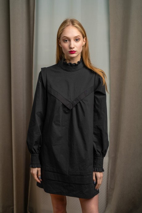 Вечернее платье Krasa 232-20 черный размер 42-46 #1