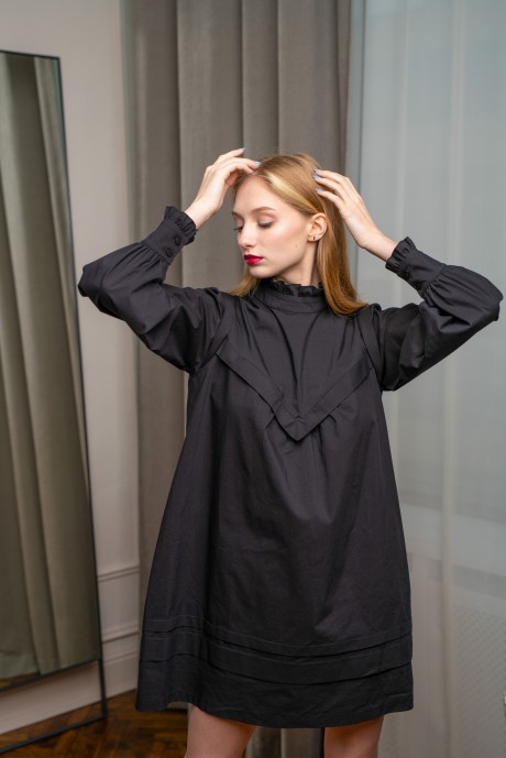 Вечернее платье Krasa 232-20 черный размер 42-46 #2